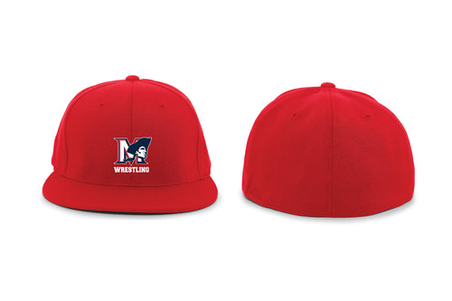 Mill River Wrestling Flexfit Cap - Red