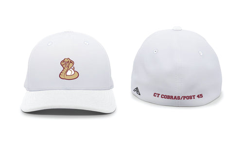 CT Cobras Baseball Flexfit Cap - White