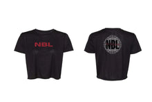 New Body Legacy Women's Bella Canvas Flowy Crop Tee - Black