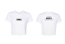 New Body Legacy Women's Bella Canvas Flowy Crop Tee - White