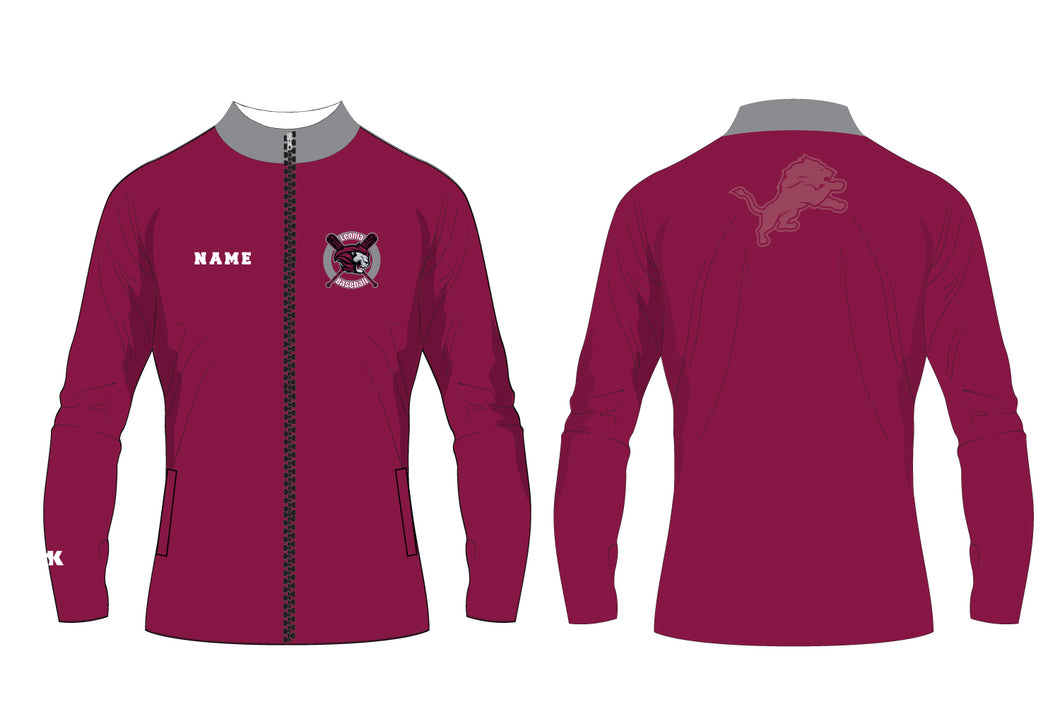 Leonia Baseball Sublimated Full Zip Jacket