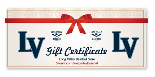Long Valley Baseball Gift Certificate