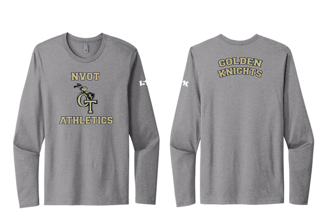 NVOT Athletics Cotton Long Sleeve Shirt - Gray