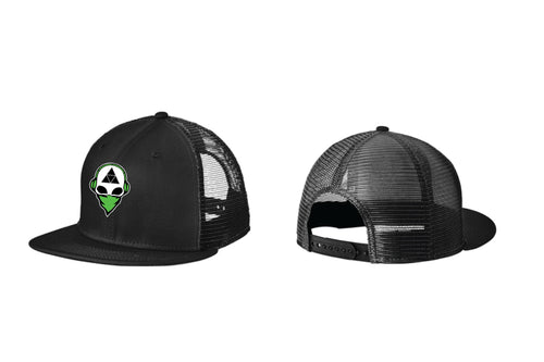 Invaders Baseball New Era Snapback Cap w/ PUFF Embroidery - Black