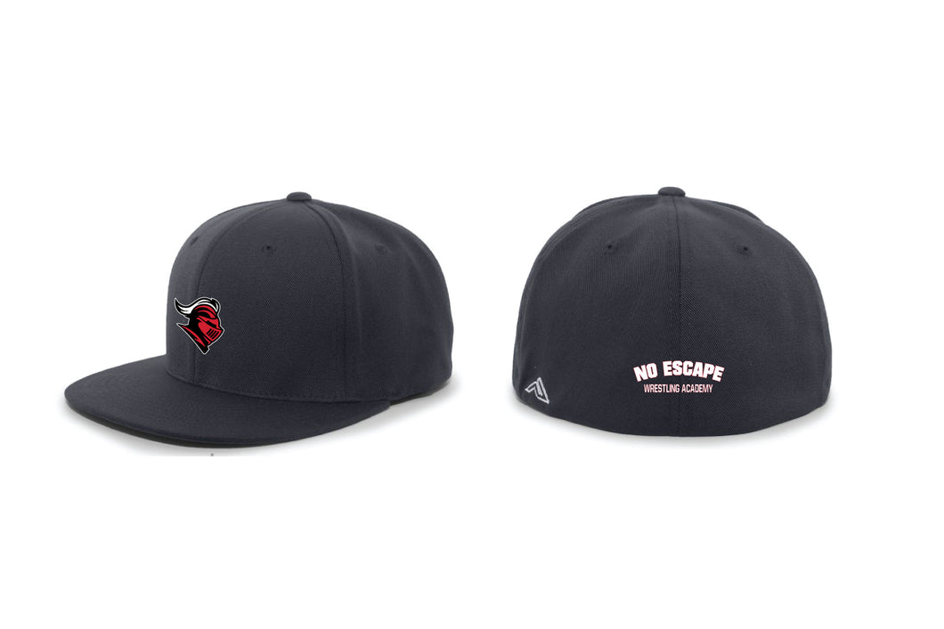 No Escape Wrestling Academy Flexfit Cap - Black