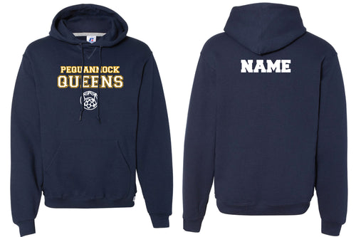 Pequannock Queens Soccer Cotton Hoodie - Navy