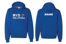NVD Volleyball Cotton Hoodie Design 2 - Royal
