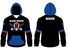 Raw Iron Wrestling Sublimated Hoodie - Black