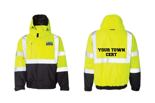 CERT Response Team Safety Full Zip Jacket - Lime