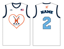 H3 Field Hockey Sublimated Sleeveless Game Jersey - White