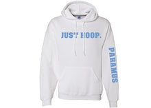 Paramus Basketball Cotton Hoodie Just Hoop Design - White