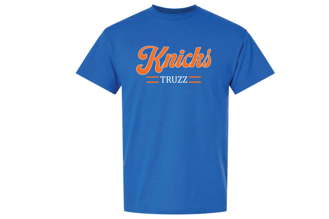 Truzz Knicks Cotton Crew Tee - Royal