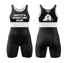 Smitty's Wrestling Barn Sublimated Women's Singlet - Blue/Black/Red