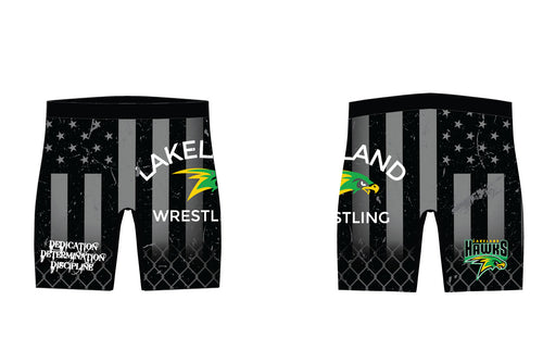 Lakeland Wrestling Sublimated Compression Shorts