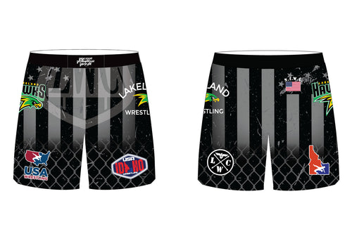 Lakeland Wrestling Sublimated Fight Shorts