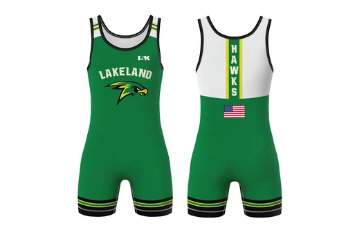 Lakeland Wrestling Sublimated Men's Singlet - Design 2