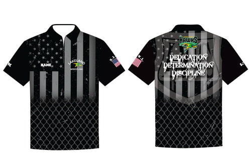 Lakeland Wrestling Sublimated Polo Shirt