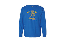St. Athanasios Basketball Cotton Long Sleeve Shirt - Royal