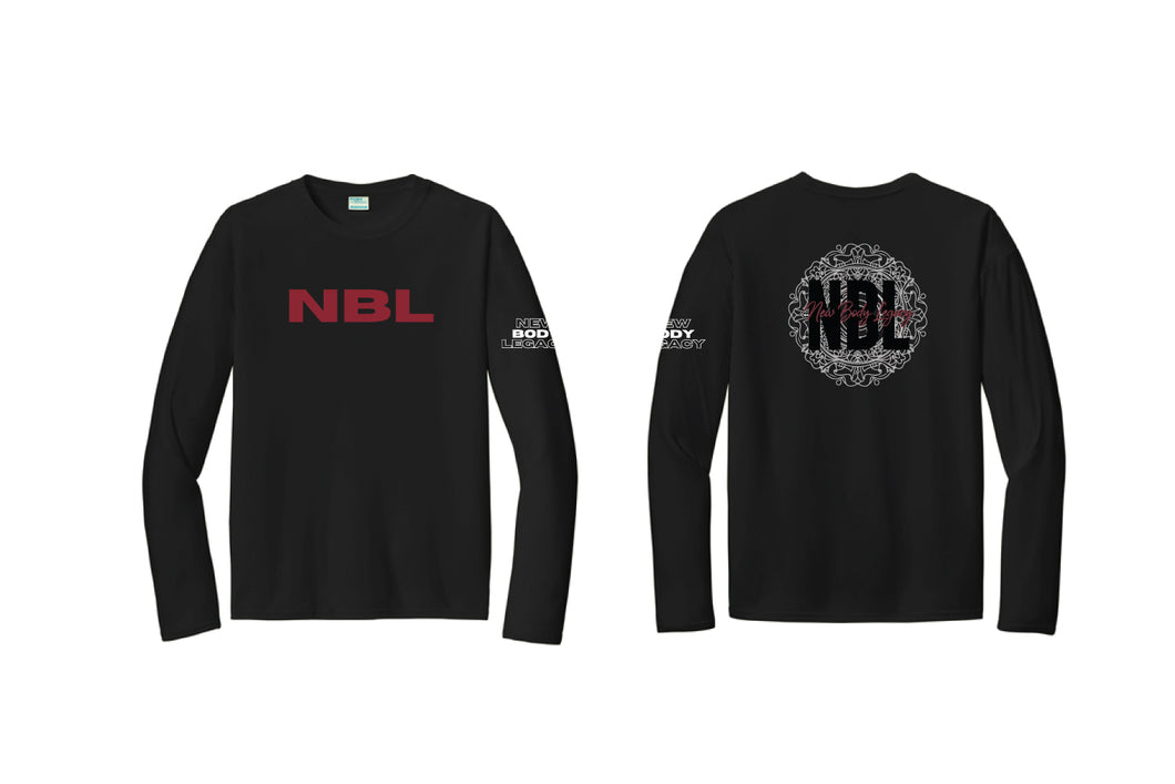 New Body Legacy Port & Co DryFit Long Sleeve Shirt - Black