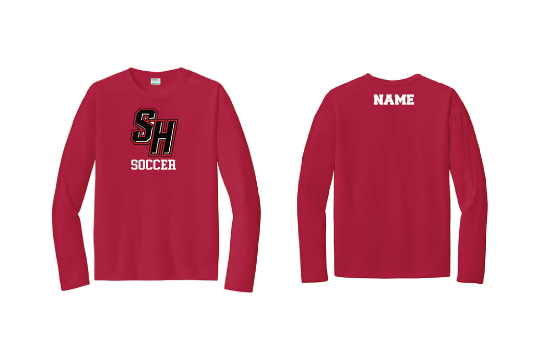 Sleepy Hollow Soccer DryFit Long Sleeve Shirt - Red