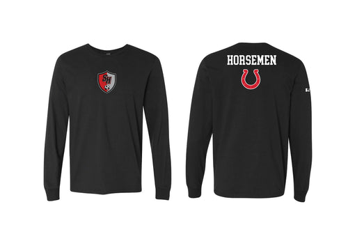 Sleepy Hollow Soccer DryFit Long Sleeve Shirt - Black (Design 2)