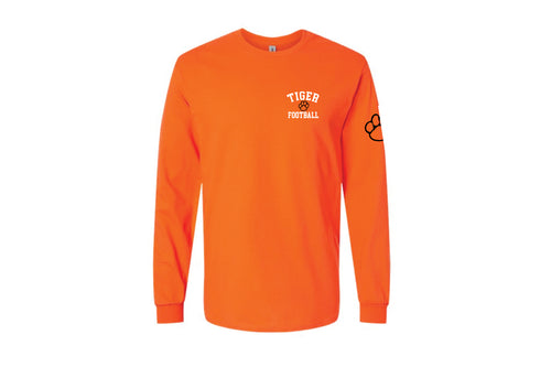 Hackettstown Football Longsleeve Dryfit Performance Tee - Orange