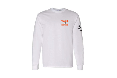 Hackettstown Football Longsleeve Dryfit Performance Tee - White