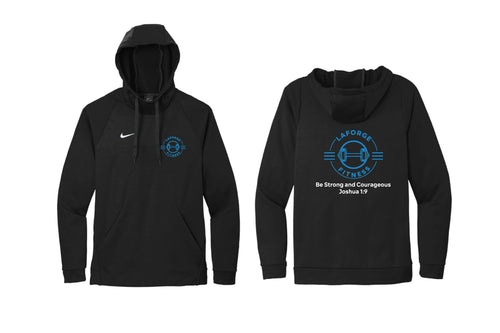 LaForge Fitness Men's Nike PolyCotton Hoodie - Black