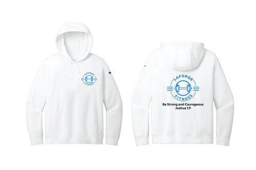 LaForge Fitness Women's Nike PolyCotton Hoodie - White