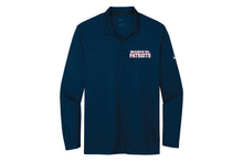 Warwick Pal Patriots Adult Nike Long Sleeve Dry-Fit Polo - Navy