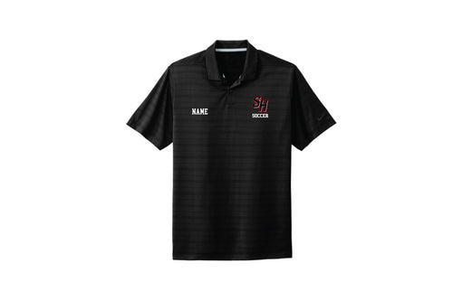 Sleepy Hollow Soccer Nike DryFit Polo - Black Jacquard