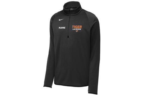 Tiger Lacrosse Men's Nike Qtrzip - Black