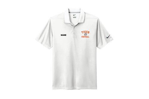 Hackettstown Football Nike DryFit Polo Shirt - White