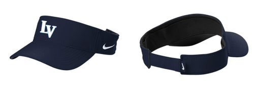 Long Valley Baseball Adjustable Nike Visor - Navy