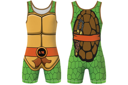 Orange Turtle Singlet