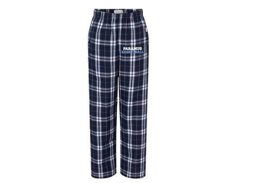 Paramus Basketball Flannel Pajama Pants - Navy/Grey