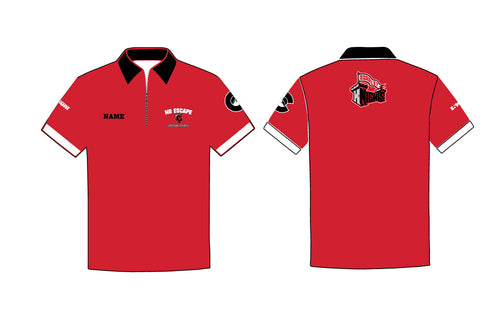 No Escape Wrestling Academy Sublimated Polo - Design 1