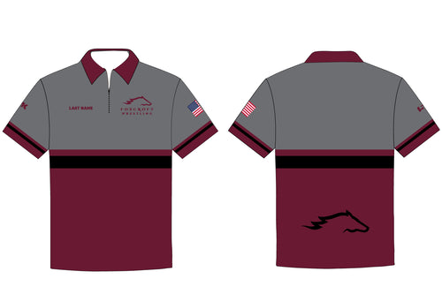 Foxcroft Wrestling Sublimated Polo Shirt