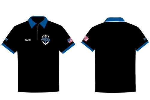 Hall Titans Football Sublimated Polo Shirt