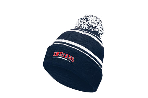 Northampton Indians Football Pom Beanie - Navy