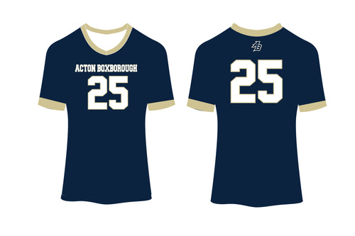 Acton Boxborough Football Sublimated Fan Jersey - Navy