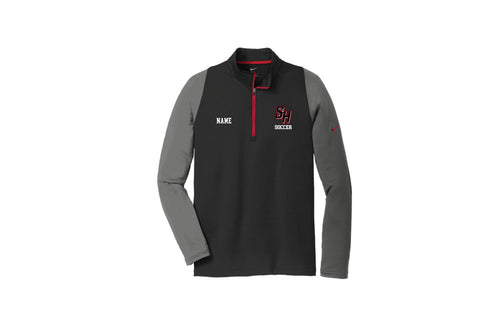 Sleepy Hollow Soccer Nike DryFit Qtr Zip - Grey