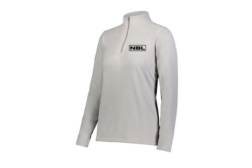 New Body Legacy Augusta Women's Micro-Lite Quarter Zip - Athletic Grey