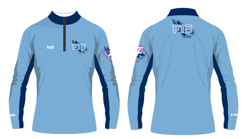 Falcons Baseball Sublimated Quarter Zip - Design 1