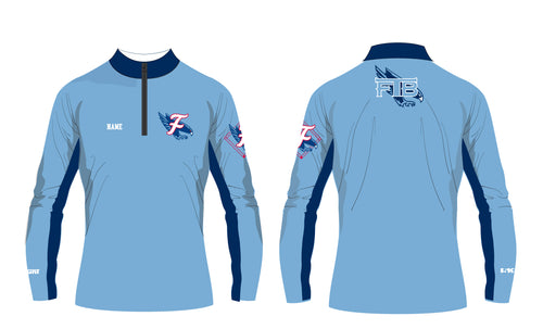 Falcons Baseball Sublimated Quarter Zip - Design 2