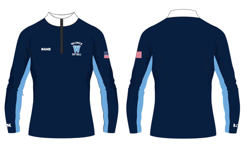 Waldwick Softball Sublimated Quarter Zip