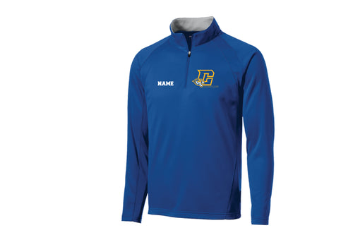 Central Wrestling 1/4 zip - Royal