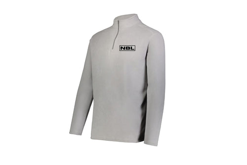 New Body Legacy Augusta Men's Micro-Lite Quarter Zip - Athletic Grey