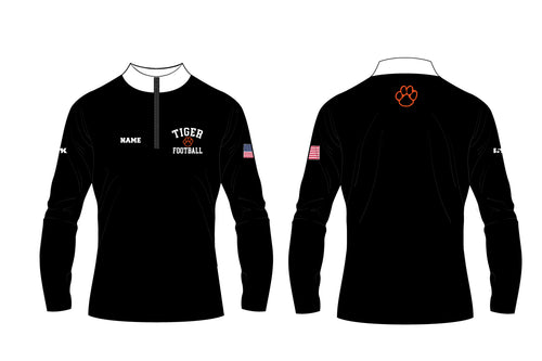 Hackettstown Football Sublimated Quarter Zip (Black)