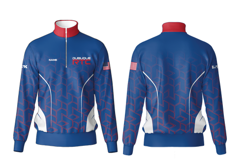 Dubuque RTC Sublimated Quarter Zip - Design 1 (Royal)